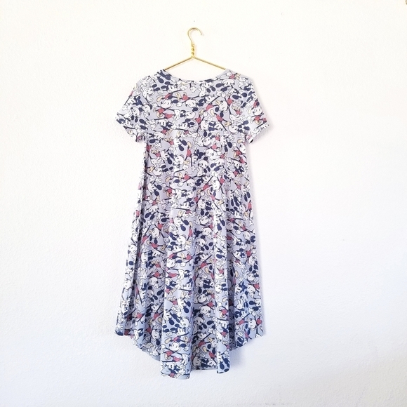 LULAROE Disney Collection Mickey Carly Swingd Dress XS - Picture 2 of 7